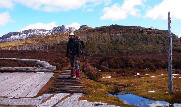 Saúl Ortega en Pelion Gap Tasmania
