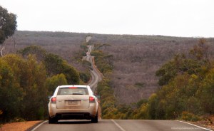 Carretera desde Bunker Hill Lookout - Kangaroo Island (Australia)