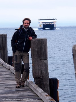 Saúl en Cape Jervis (Australia)