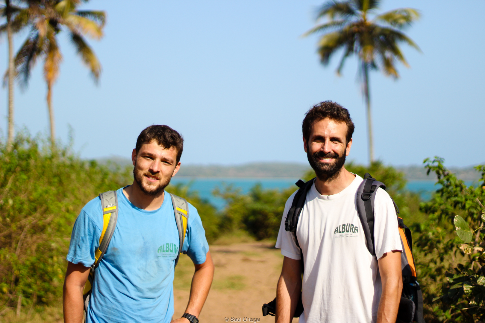 Miki y mi barba en Quissico (Mozambique)