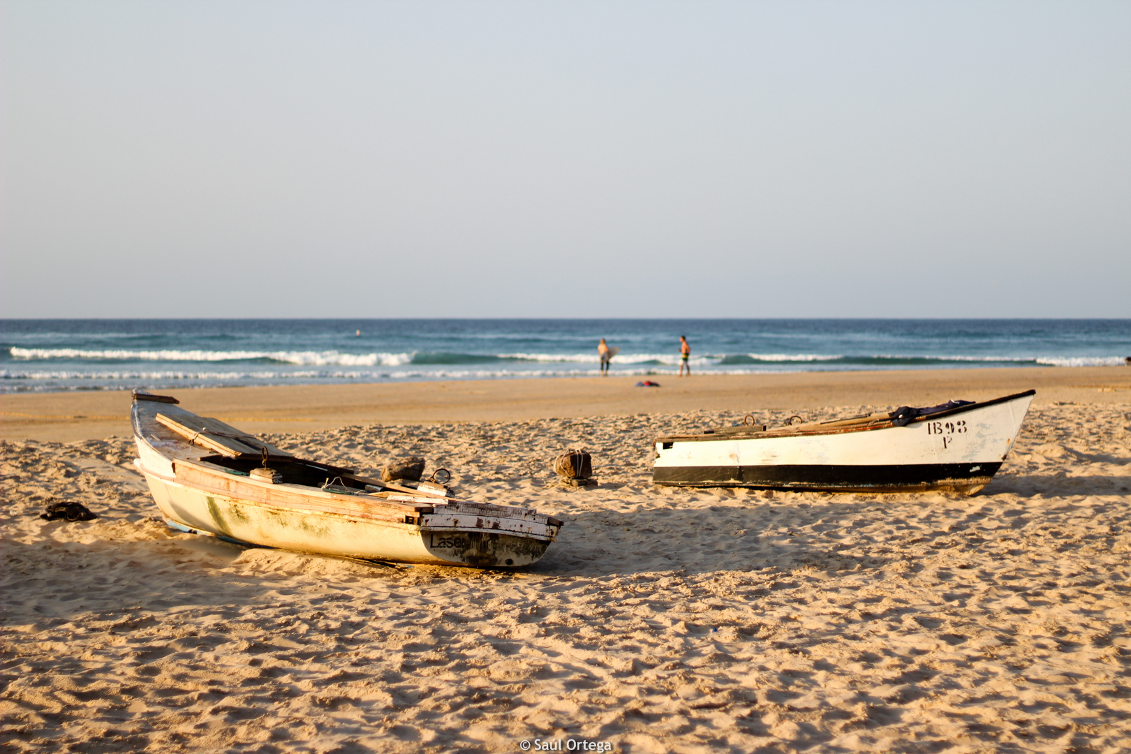 Barcos en la arena - Tofo (Mozambique)