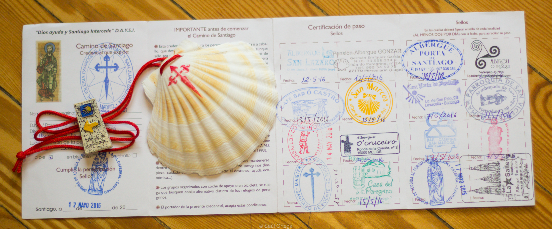 Credencial del Camino de Santiago