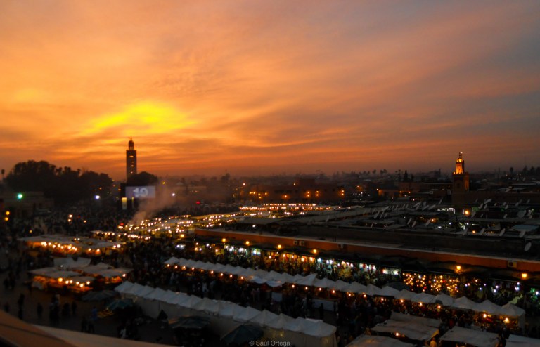 Marraketch al atardecer Marraketch al atardecer